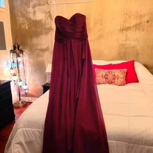 David's bridal bridesmaid's dress